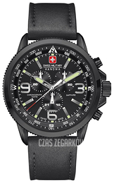 Swiss Military Sport Czarny/Skóra Ø46 mm 06-4224.13.007