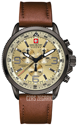 Swiss Military Sport Beżowy/Skóra Ø46 mm 06-4224.30.002
