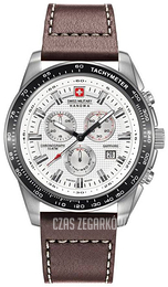 Swiss Military Sport Srebrny/Skóra Ø44 mm 06-4225.04.001