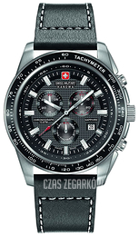 Swiss Military Sport Czarny/Skóra Ø43 mm 06-4225.04.007