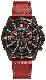 Swiss Military Sport Czarny/Skóra Ø44 mm 06-4251.13.007