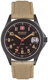 Swiss Military Dress Brązowy/Tkanina Ø35 mm 06-4254.13.007