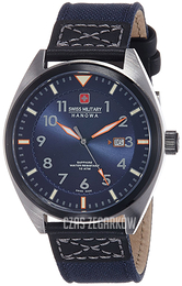 Swiss Military Dress Niebieski/Skóra Ø43 mm 06-4258.33.003