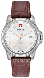 Swiss Military Dress Srebrny/Skóra Ø39 mm 06-4259.04.001.05