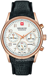 Swiss Military Hanowa Hanowa Biały/Skóra Ø44 mm 06-4278-09-001