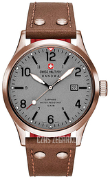 Swiss Military Hanowa Szary/Skóra Ø42 mm 06-4280.09.009CH