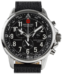 Swiss Military Sport Czarny/Skóra Ø46 mm 06-4297.04.007