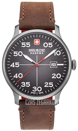 Swiss Military Hanowa Szary/Skóra Ø43 mm 06-4326.30.009