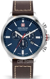 Swiss Military Hanowa Chrono Classic II Niebieski/Skóra Ø45 mm 06-4332.04.003.05