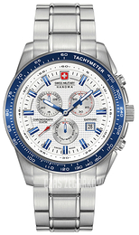 Swiss Military Sport Biały/Stal Ø43 mm 06-5225.04.001.03