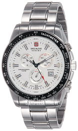 Swiss Military Sport Srebrny/Stal Ø43 mm 06-5225.04.001