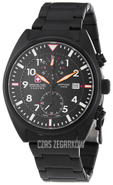 Swiss Military Sport Czarny/Stal Ø45 mm 06-5227.13.007