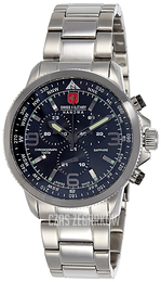 Swiss Military Sport Czarny/Stal Ø43 mm 06-5250.04.007