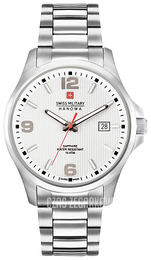 Swiss Military Observer Srebrny/Stal Ø40 mm 06-5277.04.001
