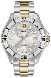 Swiss Military Hanowa Srebrny/Stal w odcieniu złota Ø44 mm 06-5296.55.001
