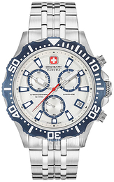 Swiss Military Sport Srebrny/Stal Ø44 mm 06-5305.04.001.03