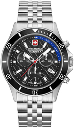 Swiss Military Hanowa Czarny/Stal Ø42 mm 06-5337.04.007.03