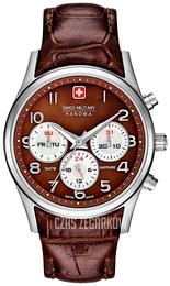 Swiss Military Sport Brązowy/Skóra Ø36 mm 06-6278.04.005