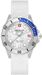 Swiss Military Hanowa Srebrny/Guma Ø38 mm 06-6338.04.001.03