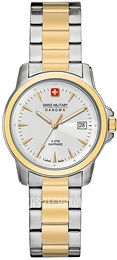 Swiss Military Recruit Biały/Stal w odcieniu złota Ø32 mm 06-7044.1.55.001
