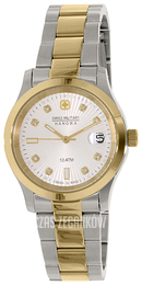 Swiss Military Dress Srebrny/Stal w odcieniu złota Ø35 mm 06-7223-55-001