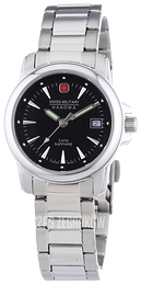 Swiss Military Recruit Czarny/Stal Ø32 mm 06-7230.04.007