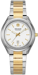 Swiss Military Hanowa Hanowa Biały/Stal w odcieniu złota Ø36 mm 06-7339.55.001