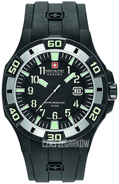 Swiss Military Dress Czarny/Guma Ø47 mm 6-4292.27.007.07