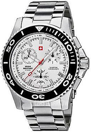 Swiss Military Chrono Srebrny/Stal Ø43 mm SM20084.02