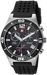 Swiss Military Chrono Czarny/Guma Ø43 mm SM34015.05