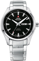 Swiss Military Chrono Czarny/Stal Ø44 mm SM34027.01
