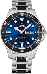 Swiss Military Chrono Niebieski/Stal Ø42.5 mm SM34068.02