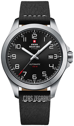 Swiss Military Chrono Czarny/Skóra Ø42 mm SMA34077.01