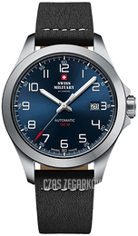 Swiss Military Chrono Niebieski/Skóra Ø42 mm SMA34077.02