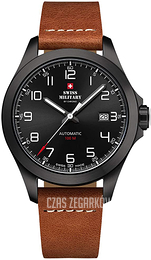 Swiss Military Chrono Czarny/Skóra Ø42 mm SMA34077.05