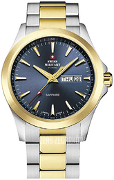 Swiss Military Chrono Niebieski/Stal w odcieniu złota Ø42 mm SMP36040.28