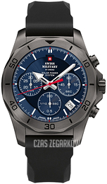 Swiss Military Chrono Niebieski/Guma Ø44 mm SMS34072.08