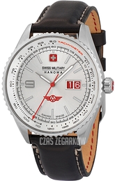 Swiss Military Hanowa Afterburn Srebrny/Skóra Ø43 mm SMWGB2101001