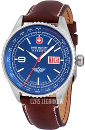 Swiss Military Hanowa Afterburn Niebieski/Skóra Ø43 mm SMWGB2101002