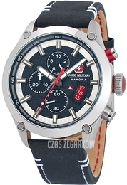 Swiss Military Hanowa Blackbird Czarny/Skóra Ø44 mm SMWGC2101401