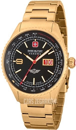 Swiss Military Hanowa Afterburn Czarny/Stal w odcieniu złota Ø43 mm SMWGH2101010