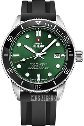 Swiss Military by Chrono Sport Diver Zielony/Plastik Ø42 mm SM34088.09