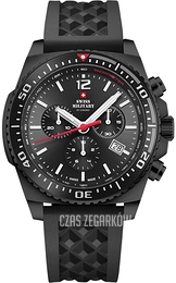 Swiss Military by Chrono Chronograph Czarny/Plastik Ø45 mm SM34093.05
