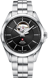 Swiss Military by Chrono Classic Czarny/Stal Ø40 mm SMA34085.21