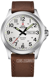 Swiss Military by Chrono Classic Srebrny/Skóra Ø42 mm SMP36040.16