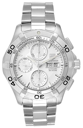 TAG Heuer Aquaracer Chronograph Srebrny/Stal Ø43 mm CAF2011.BA0815
