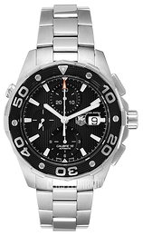 TAG Heuer Aquaracer 500 M Calibre 16 Automatic Chronograph Czarny/Stal Ø44 mm CAJ2110.BA0872