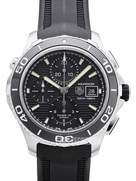 TAG Heuer Aquaracer Calibre 16 Czarny/Guma Ø43 mm CAK2111.FT8019