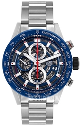 TAG Heuer Carrera Niebieski/Stal Ø43 mm CAR201T.BA0766
