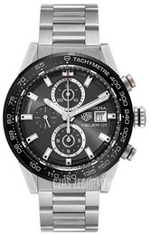 TAG Heuer Carrera Szary/Stal Ø43 mm CAR201W.BA0714